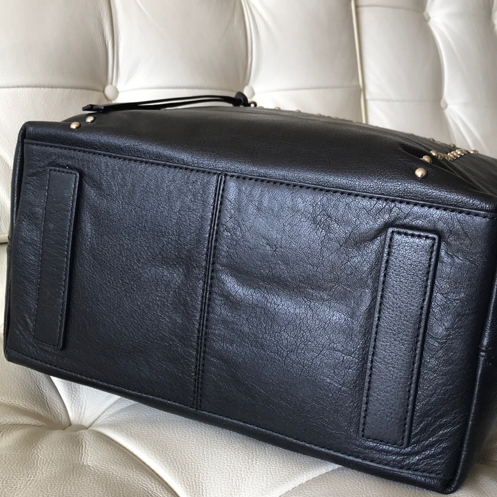 Cole Haan Studded Black Leather Bucket NWT - Picture 4 of 8